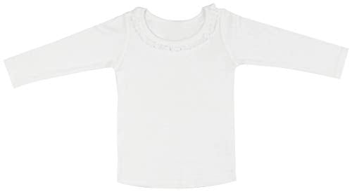 ToBeInStyle Infant Girls' Sunflower Long Sleeve Tee - White - 18M