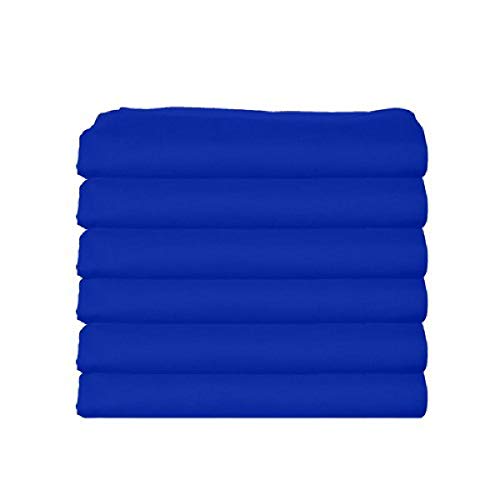 bkb Daycare 12 Piece Portable Crib Sheets, Royal Blue