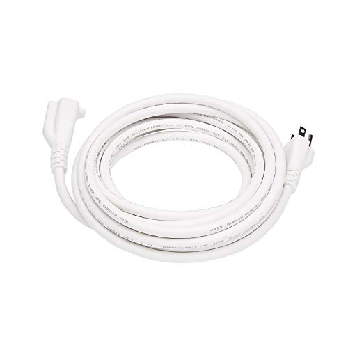 Amazon Basics 15-Foot Extension Cord - 13 Amps, 125V - White