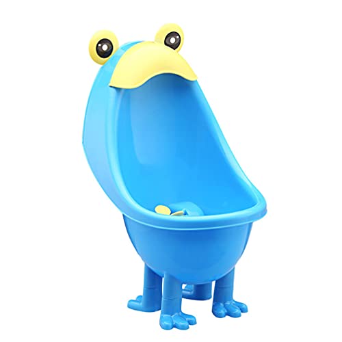 Toddmomy Lovely Frog Children Kids Potty Removable Toilet Training Kids Urinal Early Learning Boys Pee Trainer Bathroom Blue