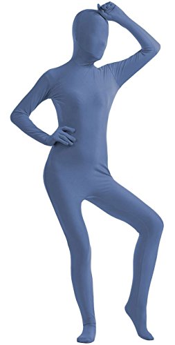 VSVO Full Body Spandex Suit for Adults and Kids (X-Large, Slate Gey)