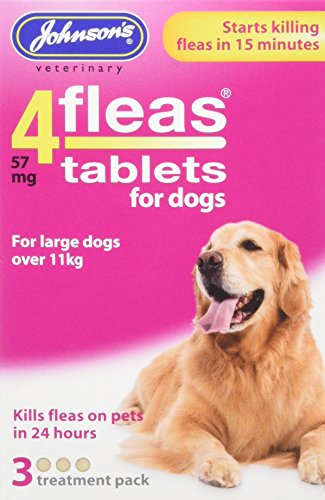 Johnsons Veterinary Products 19-0295 Tablets for Dogs Treatment, Large, Pack of 3