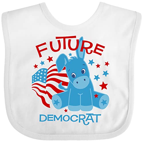 Inktastic Donkey Future Democrat Baby Bib White 24255