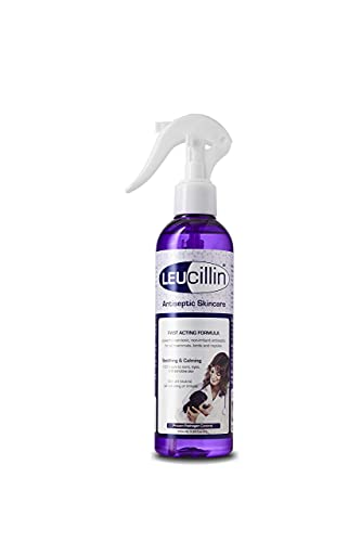 Leucillin Natural Antiseptic Spray | Antibacterial, Antifungal & Antiviral | for Dogs, Cats and All Animals | for Itchy Skin, Minor-wound Care and All Skin Care Health | 250ml