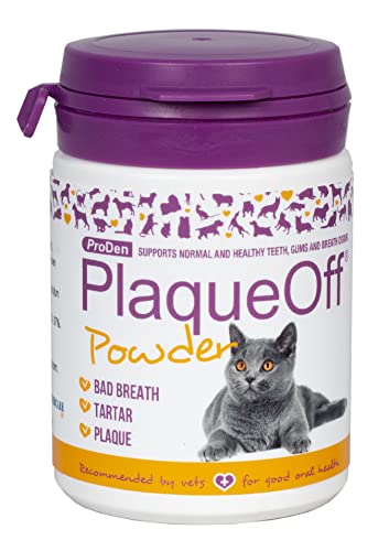 ProDen PlaqueOff Cat 40g | Designed specifically for Cats | Bad Breath, Plaque, Tartar (Packaging may Vary)