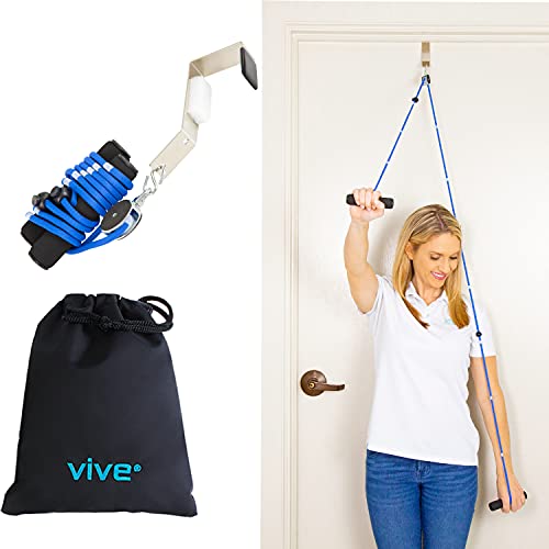 Vive Shoulder Pulley - Over Door Rehab Exerciser for Rotator Cuff Recovery