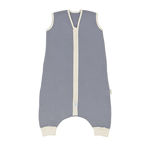 CastleWare Baby: Organic Cotton Fleece Sleeper Bag & Wearable Blanket for Walkers (Sleeveless w/Legs)-6 Months-4 Years (Grey, 6-12 Months)