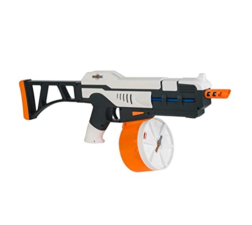 SplatRball SRB1200 Full Auto Rechargeable Battery Powered Water Bead Gel Ball Blaster Kit. Splatter Ball Gun. Splat R Ball Electric Water Gel Blaster able to Shoot 11 Rounds per Second!