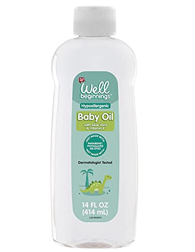 Well Beginnings Baby Oil with Aloe 14.0fl oz