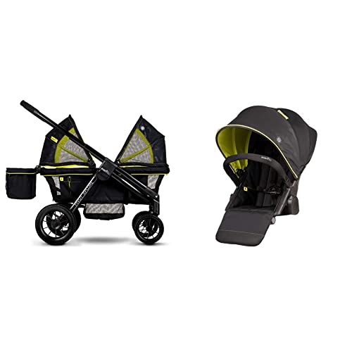 Evenflo Pivot Xplore All-Terrain Stroller Wagon with Second Seat (Wayfarer Black)