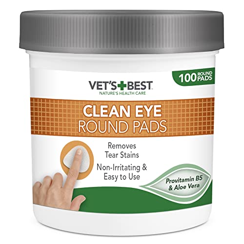 Vet's Best Natural eye cleansing wipes for dogs - 100 disposable wipes