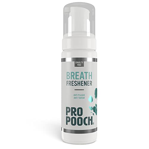 Pro Pooch Dog Breath Freshener - Combat Bad Breath, Tartar & Plaque Build Up w/ Dog Mouthwash - Fresh Breath & Safe Oral Hygiene for Your Pooch or Cat