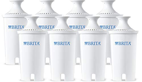 Brita Standard Water Filter, Standard Replacement Filters for Pitchers and Dispensers, BPA Free, 8 Count