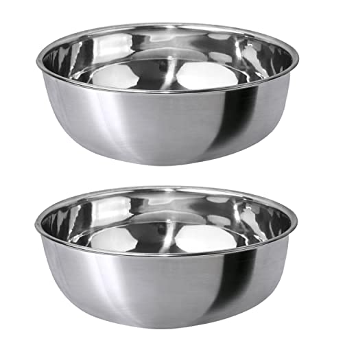 2Pack Stainless Steel Dog Bowls -1500ML- Large Dishwasher Safe Food and Water Bowl – Rust and Splash Free Bowls for Cats, Puppy, Kitten and Dogs