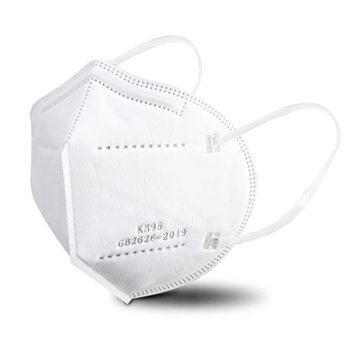 KN95 Face Mask 50 PCS, Breathable Protection Masks, 5-Ply KN95 White Masks, Cup Dust Safety Masks