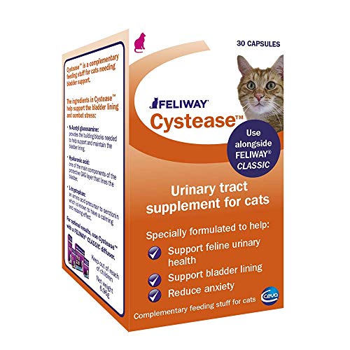 FELIWAY Cystease, for stress-related bladder problems in cats - 30 Capsules