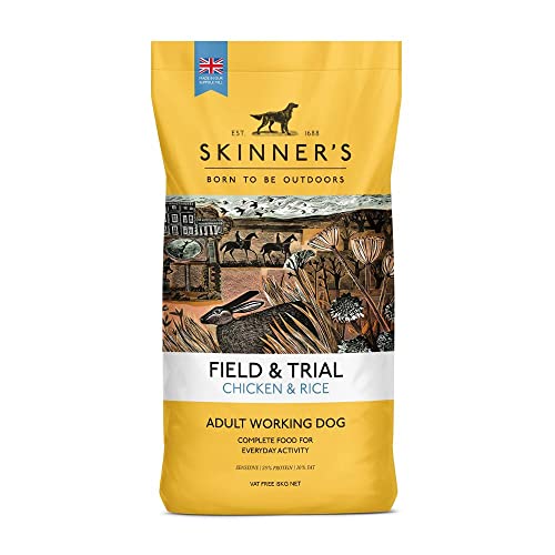 Skinner’s Field & Trial Chicken & Rice – Complete Dry Adult Dog Food, Sensitive, Gentle Digestion, 15kg