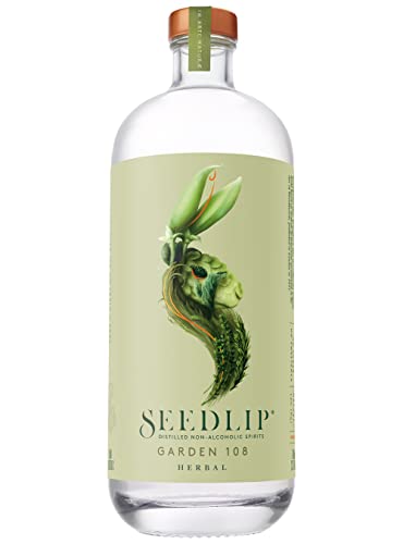 Seedlip Garden 108 - Non-alcoholic Spirit | Calorie Free, Sugar Free | Spirits Alternative | Alcohol Free Cocktails | 23.7fl oz (700ml)