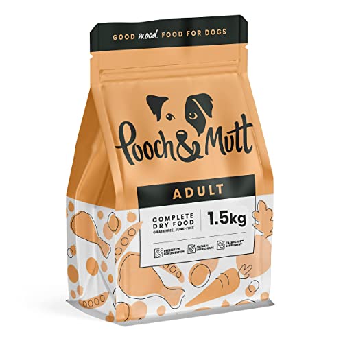 Pooch & Mutt - Complete Adult Dry Dog Food (Grain Free), Superfood Blend, 1.5kg