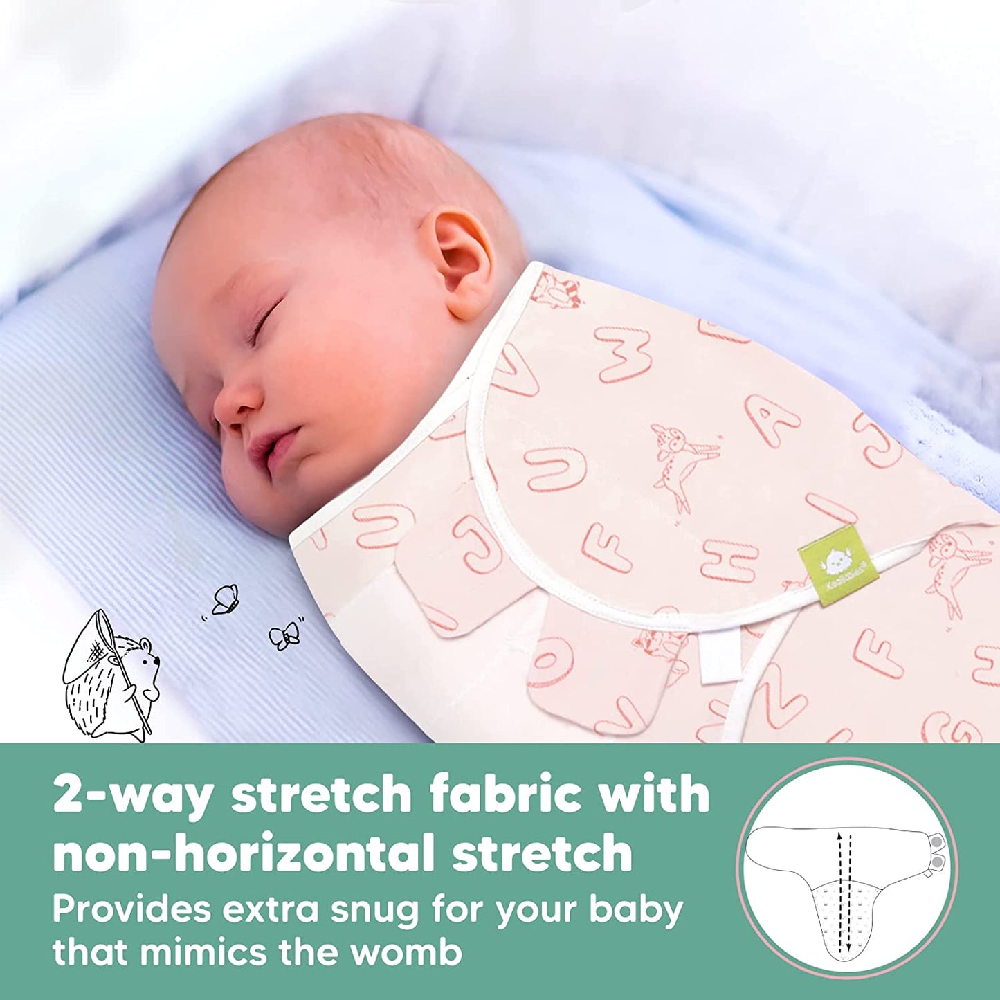 3-Pack Baby Swaddle Sleep Sacks - Organic Newborn Swaddle Sack - Ergonomic Baby Swaddles 0-3 Months - Baby Sleep Sack - Baby Swaddle Blanket Wrap - Baby Swaddle Sack - Baby Swaddle Wrap,Infant Swaddle