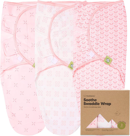 3-Pack Baby Swaddle Sleep Sacks - Organic Newborn Swaddle Sack - Ergonomic Baby Swaddles 0-3 Months - Baby Sleep Sack - Baby Swaddle Blanket Wrap - Baby Swaddle Sack - Baby Swaddle Wrap,Infant Swaddle