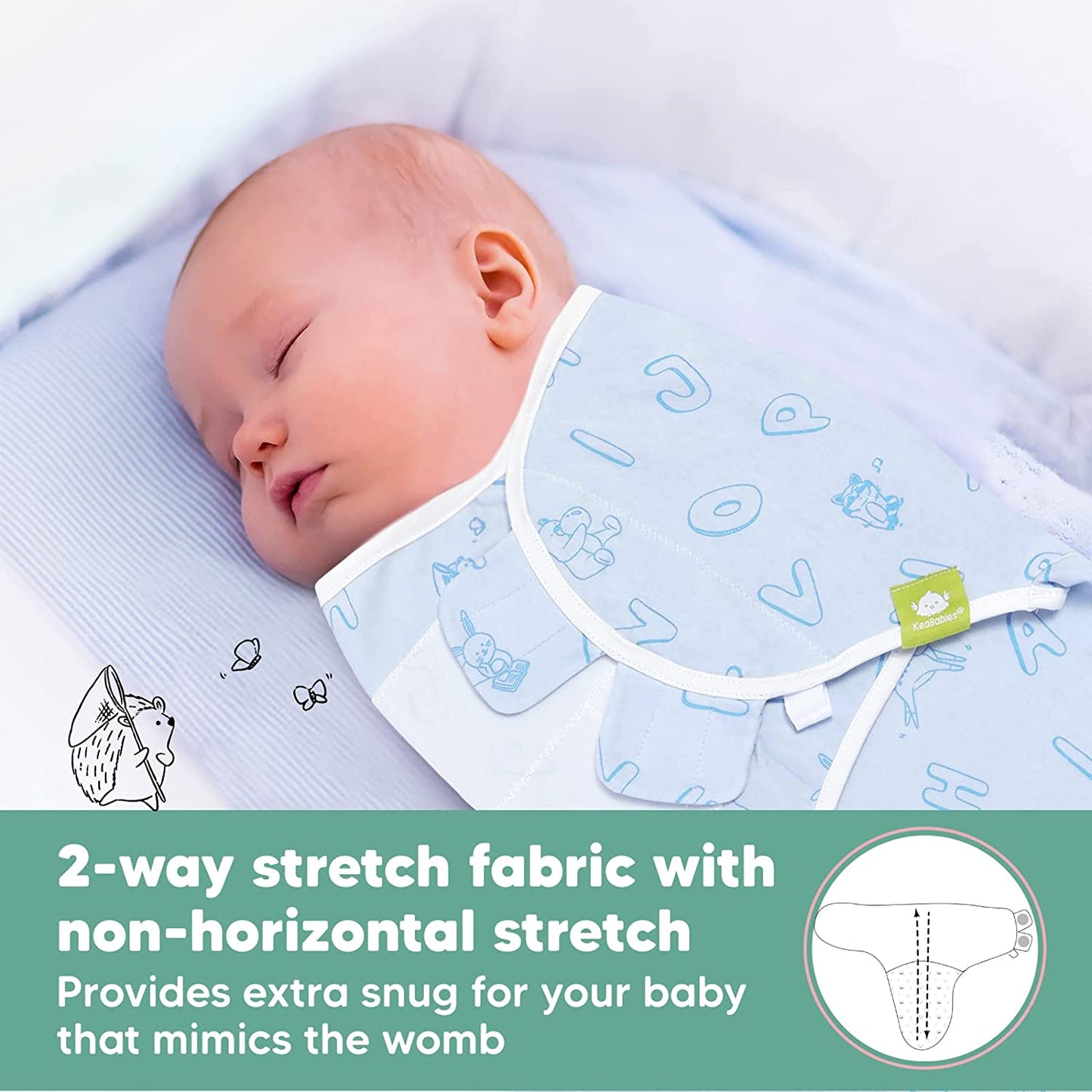 3-Pack Baby Swaddle Sleep Sacks - Organic Newborn Swaddle Sack - Ergonomic Baby Swaddles 0-3 Months - Baby Sleep Sack - Baby Swaddle Blanket Wrap - Baby Swaddle Sack - Baby Swaddle Wrap,Infant Swaddle