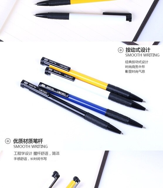 Writing Supplies 36PCS/BOX Wholesale ball pen cheap ball pen pressing ballpoint pen stationery items office and school supplies